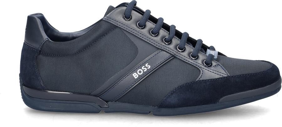 Hugo Boss Lage Sneakers Saturn Lowp Blue Heren - Foto 4