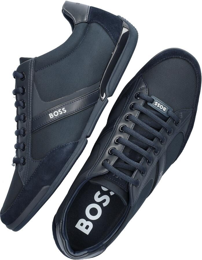 Hugo Boss Lage Sneakers Saturn Lowp Blue Heren - Foto 5