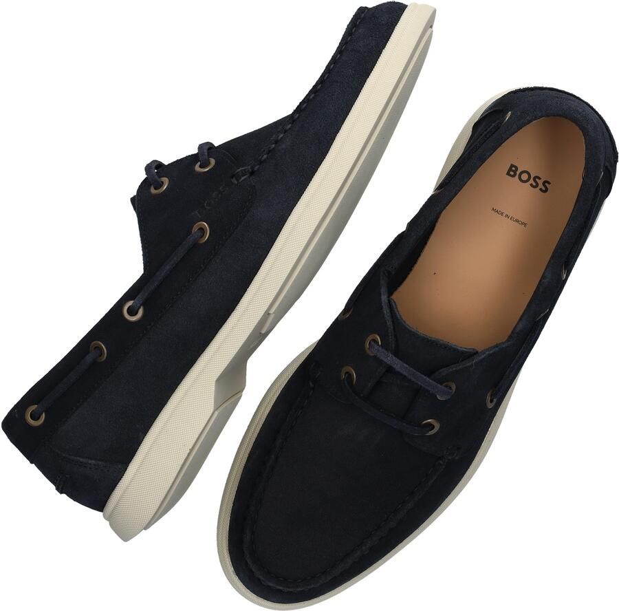 Boss Lage Sneakers Titanium Runn Trainers Dark Blue - Foto 18