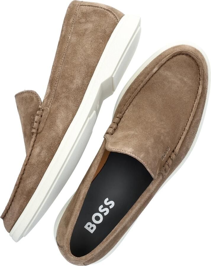 Boss InstapSchoen Bruin Mannen Lente Zomer Collectie Suède - Foto 6