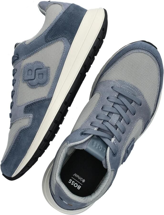 BOSS Vinston Runner heren sneaker Blauw multi - Foto 3