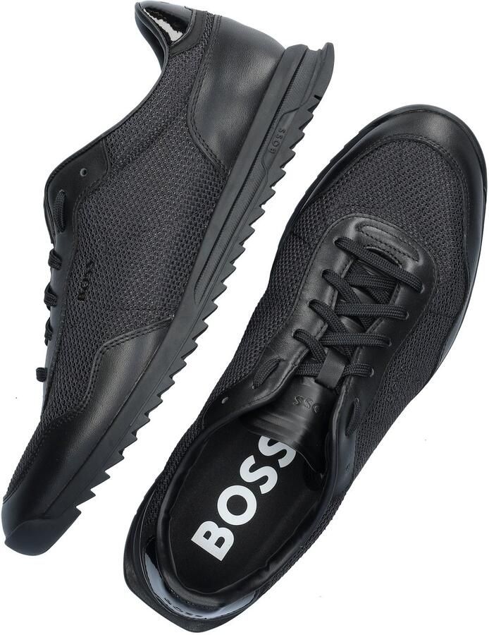 BOSS Zayn Low heren sneaker Zwart - Foto 3
