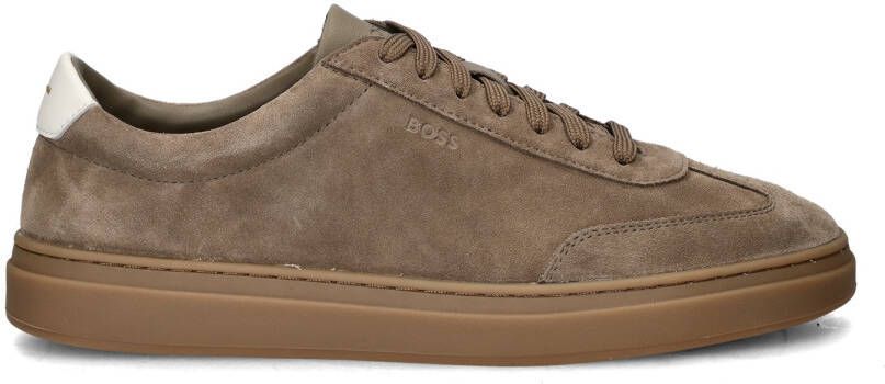 BOSS Lage Sneakers Heren Kieran_tenn Maat: 41 Materiaal: Suède Kleur: Taupe - Foto 3
