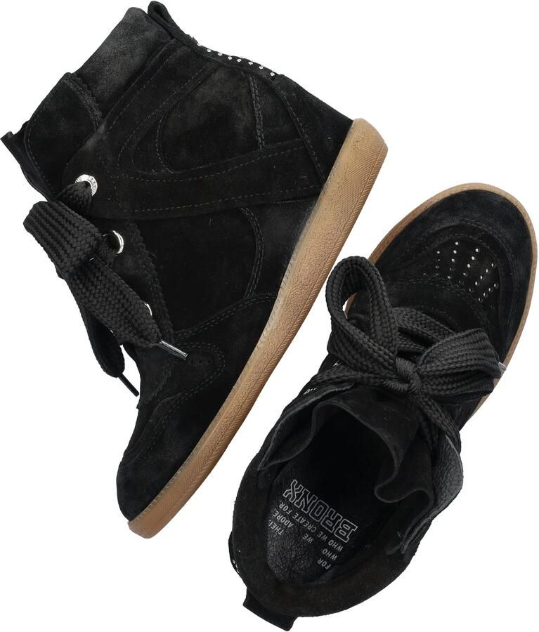 Bronx dames sneaker sleehak Jae-yy suede zwart - Foto 3