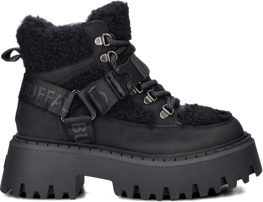 Buffalo Plateaulaarsjes Aspen Com Mid Warm Winterboots veterboots enkellaarsje met knuffelige warme voering - Foto 2