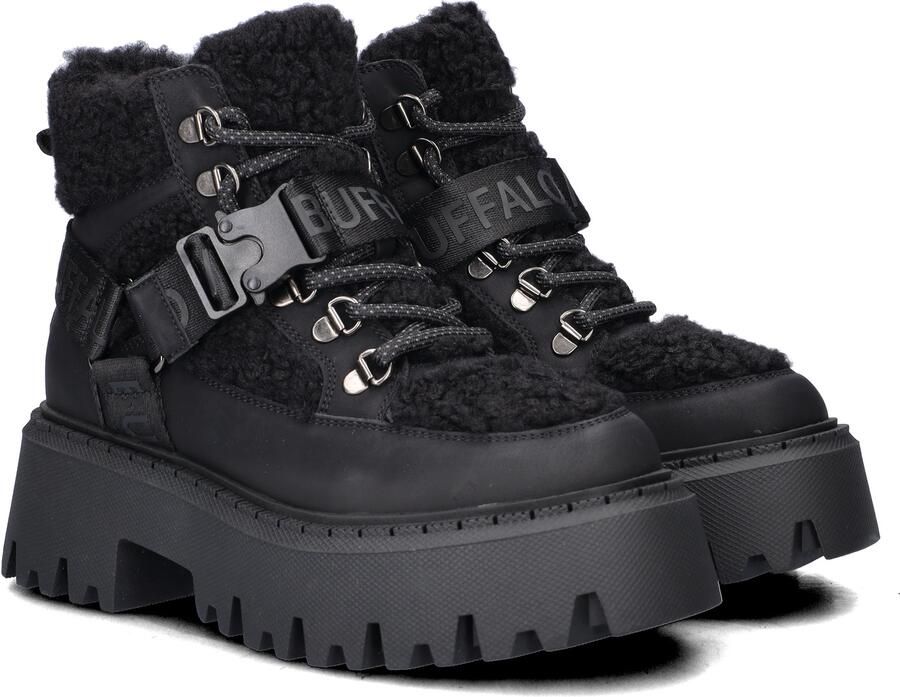 Buffalo Plateaulaarsjes Aspen Com Mid Warm Winterboots veterboots enkellaarsje met knuffelige warme voering - Foto 5