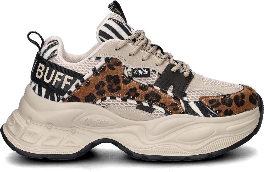 Buffalo Yuno One dames sneaker Beige multi