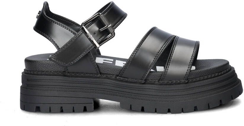 Buffalo Lennox dames sandaal Zwart - Foto 4