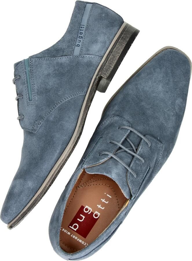 Bugatti Arno suède veterschoenen blauw - Foto 5