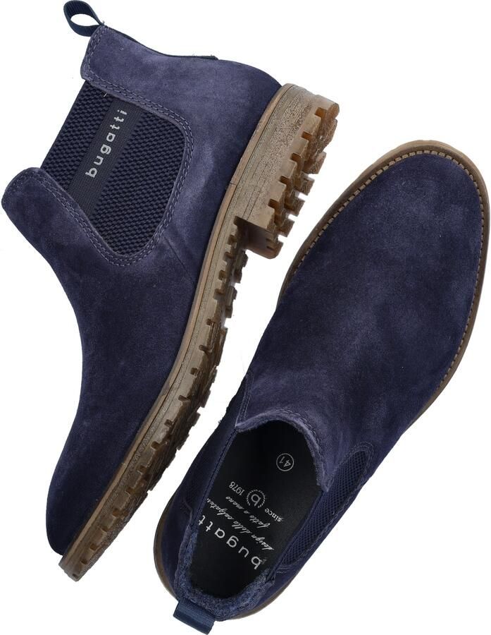 Bugatti Costa suède chelsea boots blauw - Foto 4