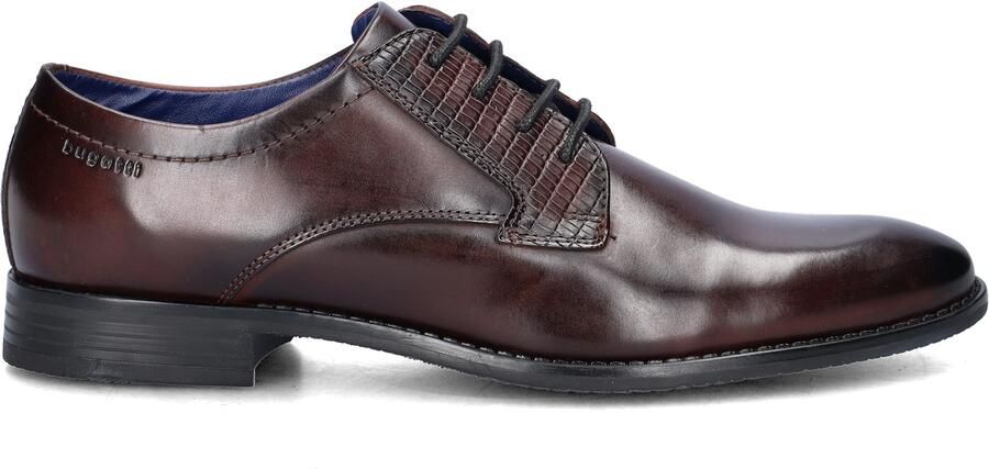 Bugatti leren veterschoenen bruin - Foto 4