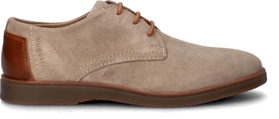 Bugatti Lewis suède veterschoenen beige - Foto 4
