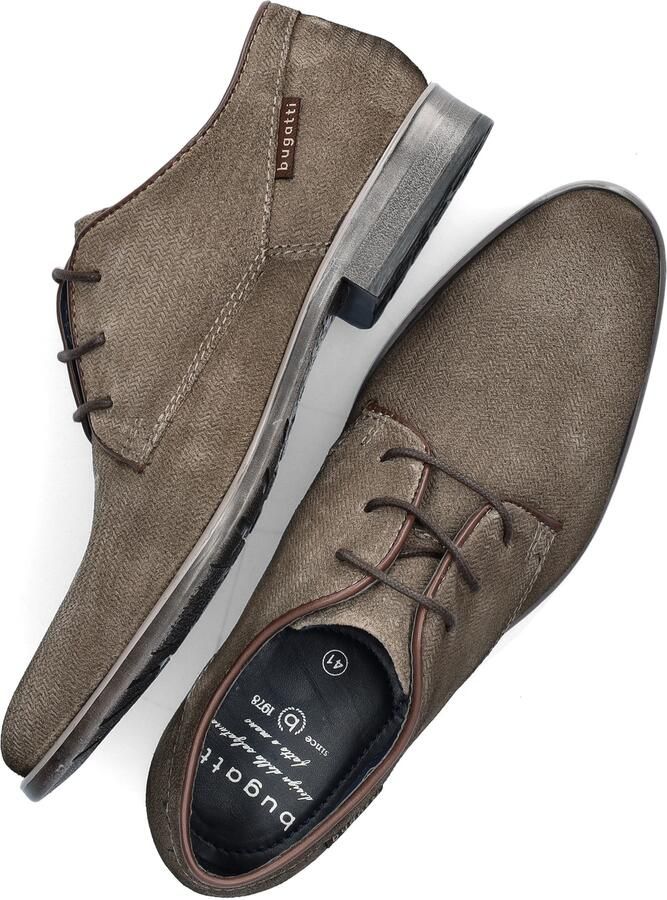 Bugatti Licio Eco Veterschoenen taupe Suede - Foto 5