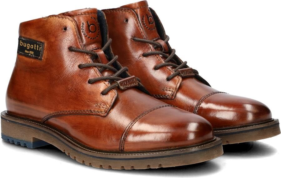 Bugatti leren veterboots cognac - Foto 3