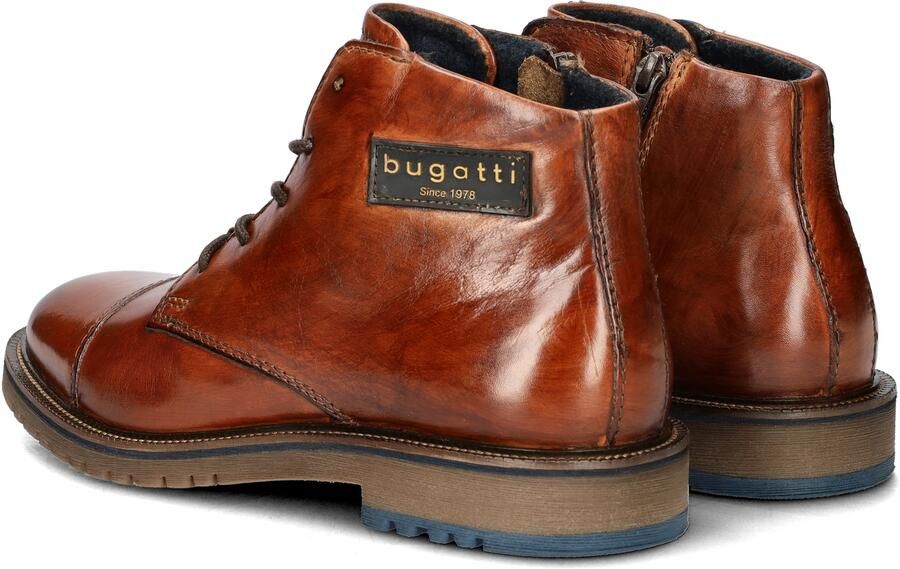 Bugatti leren veterboots cognac - Foto 4