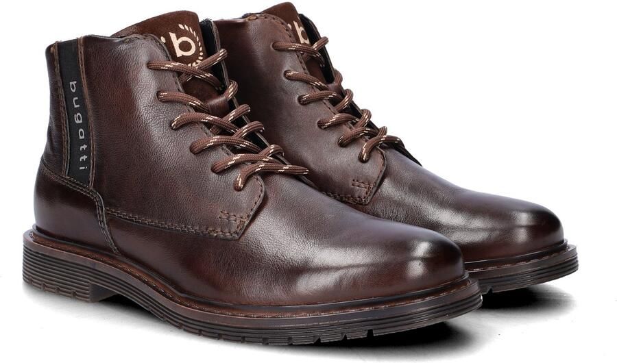 Bugatti leren veterboots bruin - Foto 4