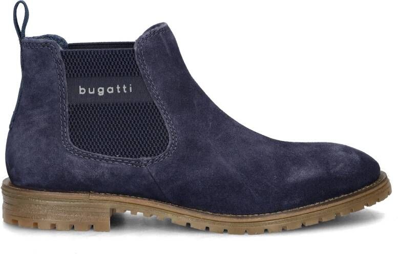 Bugatti Costa suède chelsea boots blauw - Foto 3