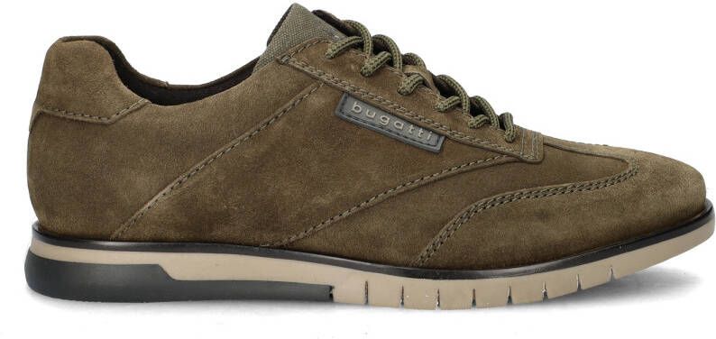 Bugatti Delron suède sneakers groen - Foto 5