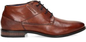 Bugatti Gapo leren veterschoenen cognac