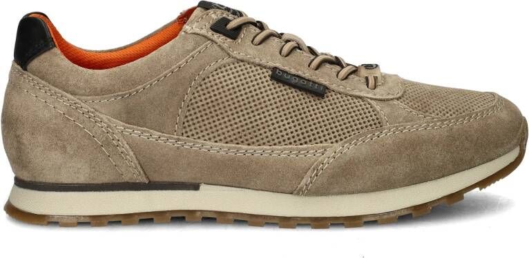 Bugatti suède sneakers bruin