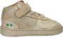BunniesJR 224650-994 Meisjes Hoge Sneakers Goud Suède Veters - Thumbnail 2