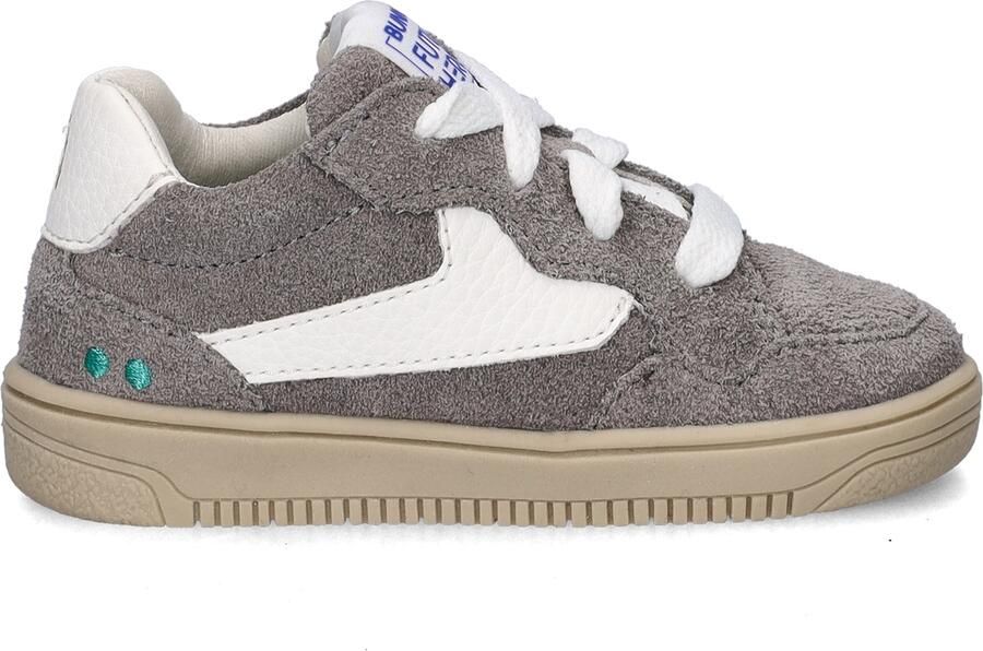 BunniesJR 226206-484 Jongens Lage Sneakers Grijs Leer Veters - Foto 4