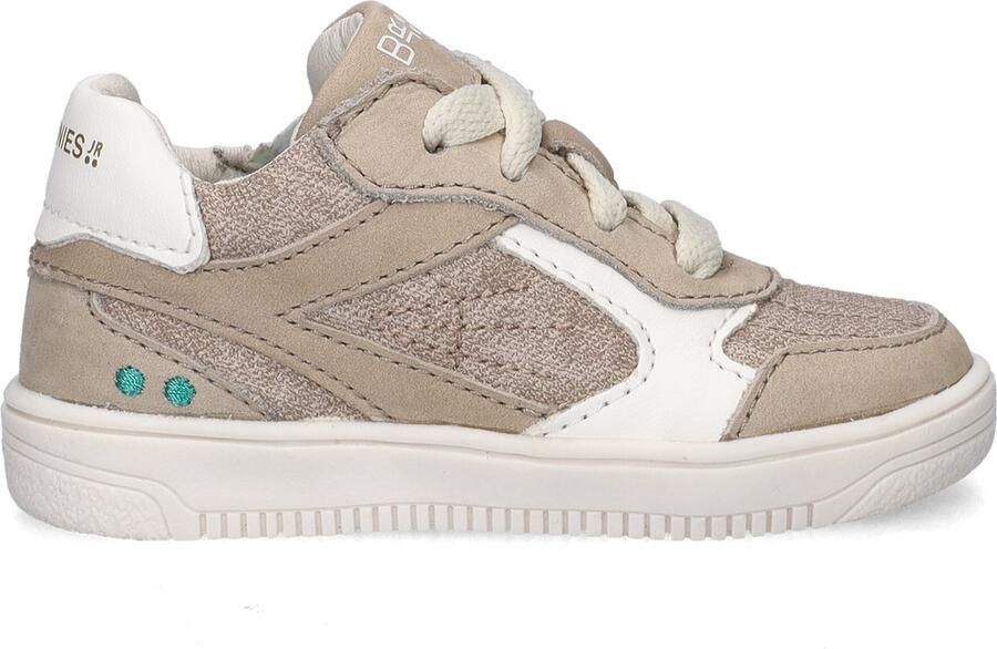 BunniesJR 226208-108 Meisjes Lage Sneakers Grijs Leer Veters - Foto 4