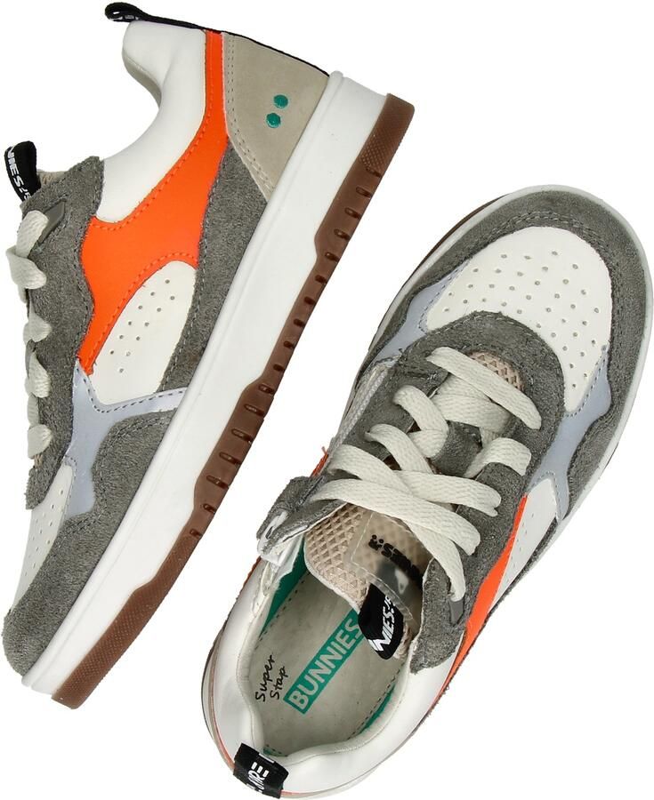 BunniesJR 226245-484 Jongens Lage Sneakers Grijs Leer Veters - Foto 6