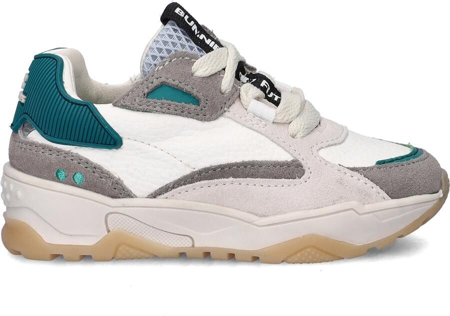 BunniesJR 226220-484 Jongens Lage Sneakers Grijs Leer Veters - Foto 2