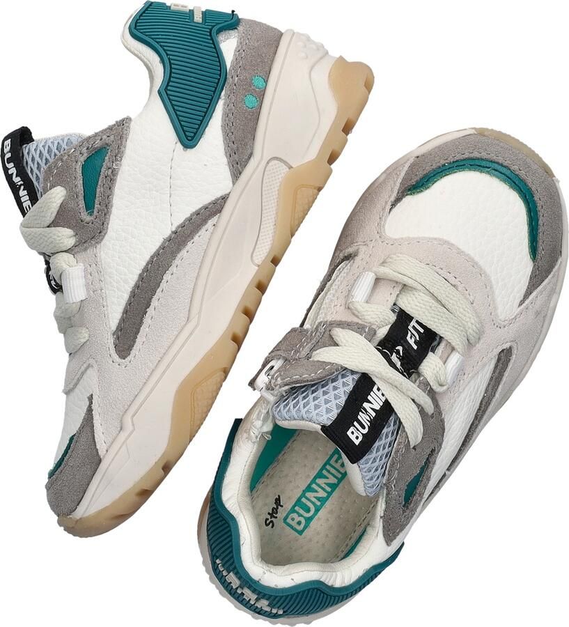 BunniesJR 226220-484 Jongens Lage Sneakers Grijs Leer Veters - Foto 3