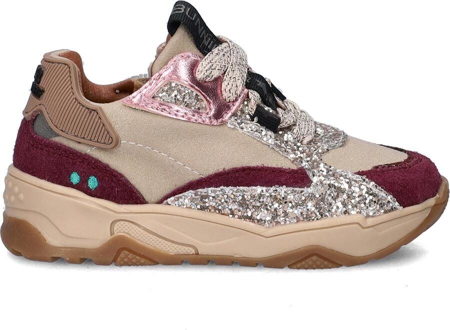 BunniesJR 225875-448 Meisjes Lage Sneakers Roze Leer Veters - Foto 5