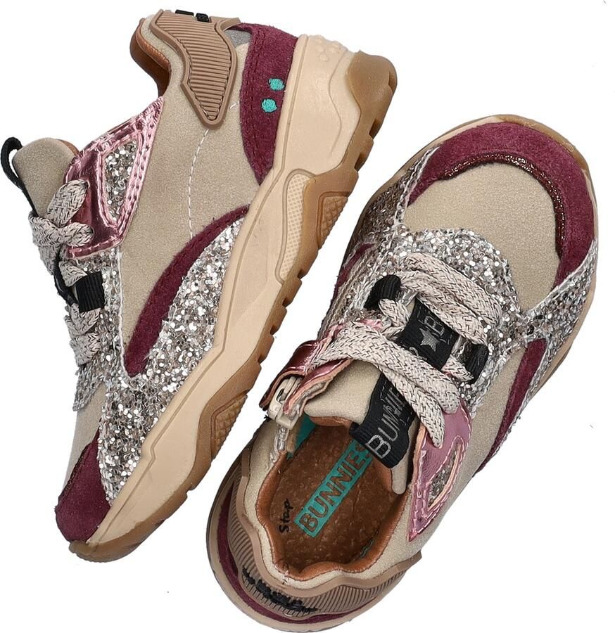 BunniesJR 225875-448 Meisjes Lage Sneakers Roze Leer Veters - Foto 6