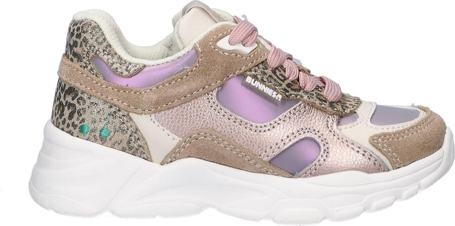 BunniesJR 226050-403 Meisjes Lage Sneakers Roze Leer Veters - Foto 6