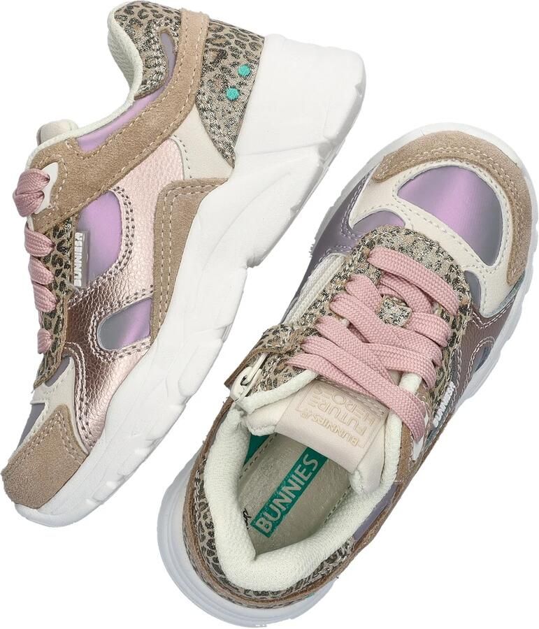 BunniesJR 226050-403 Meisjes Lage Sneakers Roze Leer Veters - Foto 7
