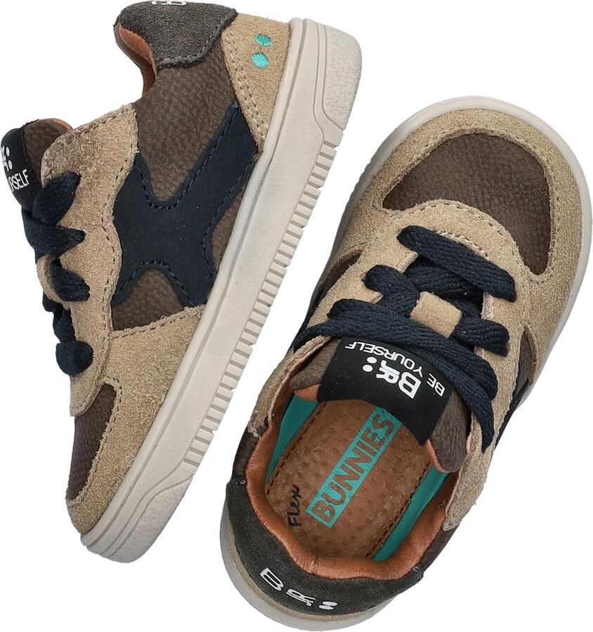 BunniesJR 225655-408 Jongens Lage Sneakers Bruin Leer Veters - Foto 7