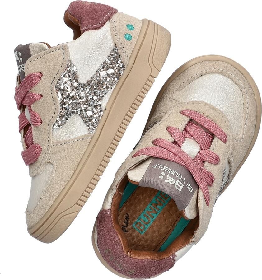 BunniesJR 225655-996 Meisjes Lage Sneakers Roze Leer Veters - Foto 3