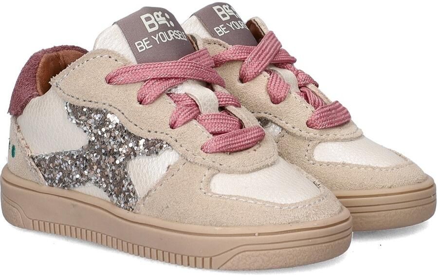 BunniesJR 225655-996 Meisjes Lage Sneakers Roze Leer Veters - Foto 5