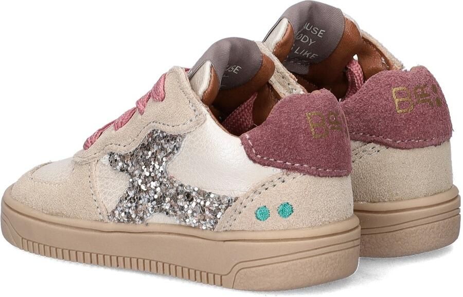 BunniesJR 225655-996 Meisjes Lage Sneakers Roze Leer Veters - Foto 4