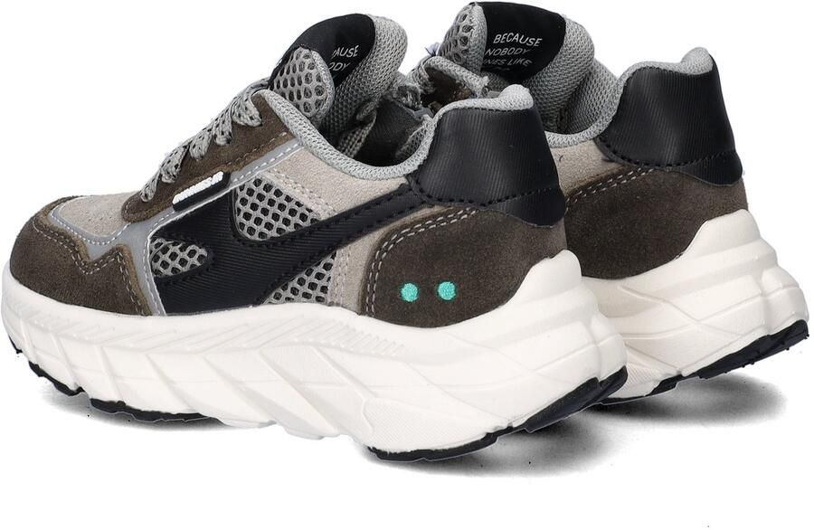 BunniesJR 225840-488 Jongens Lage Sneakers Grijs Leer Veters - Foto 5