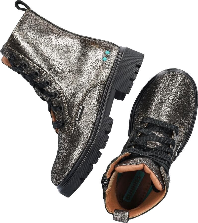 BunniesJR 225884-698 Meisjes Biker Boots Multicolor Suède Veters - Foto 6