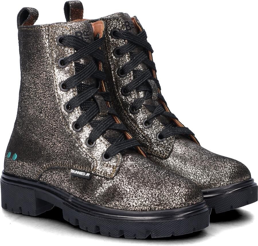 BunniesJR 225884-698 Meisjes Biker Boots Multicolor Suède Veters - Foto 4