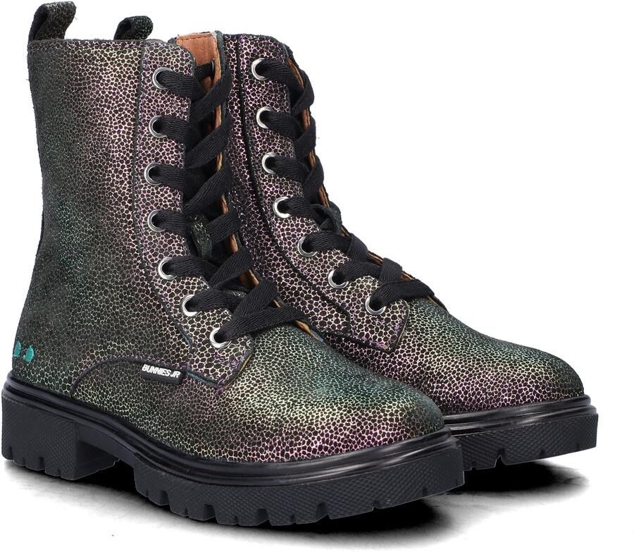 BunniesJR 225884-992 Meisjes Biker Boots Grijs Suède Veters - Foto 7