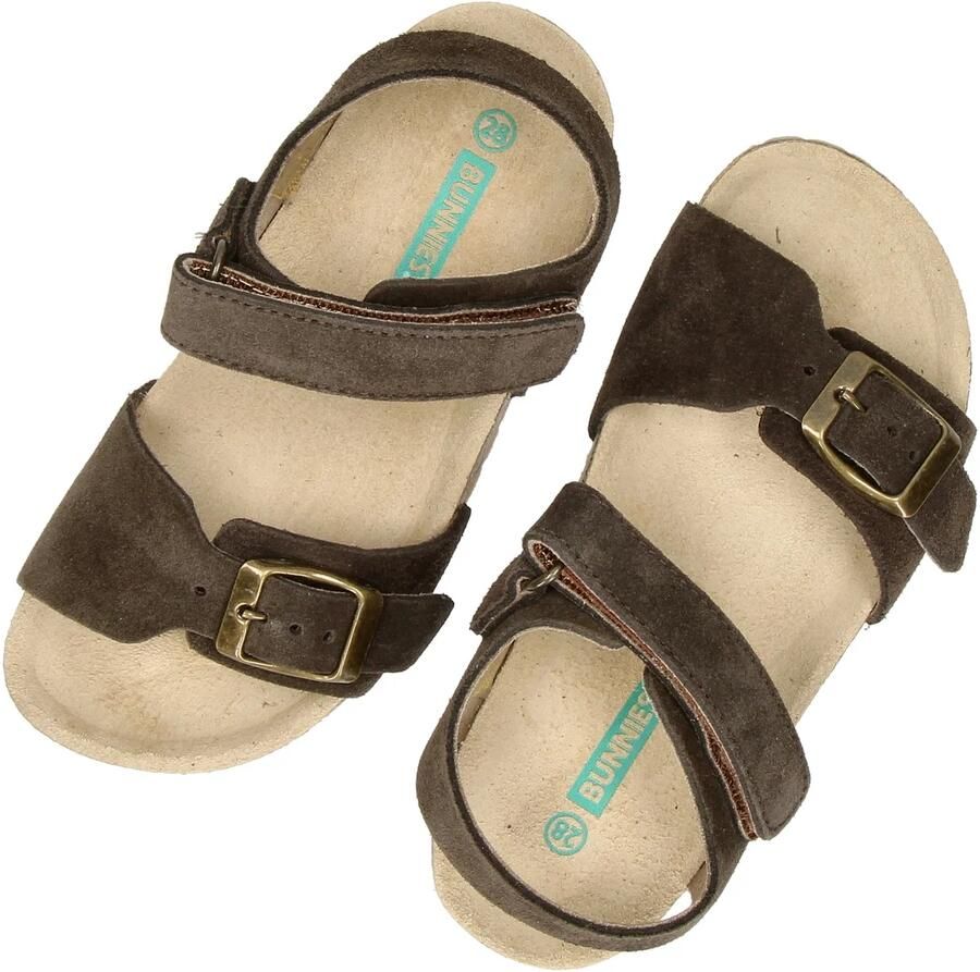 BunniesJR 226416-417 Platte Sandalen Bruin Imitatieleer Klittenband - Foto 8