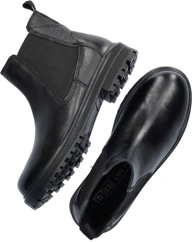Cafe Moda leren chelsea boots zwart - Foto 4