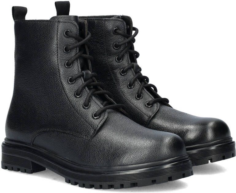 Cafe Moda leren veterboots zwart - Foto 3