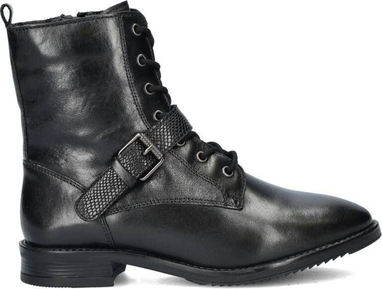 Cafe Moda dames veterboot Zwart