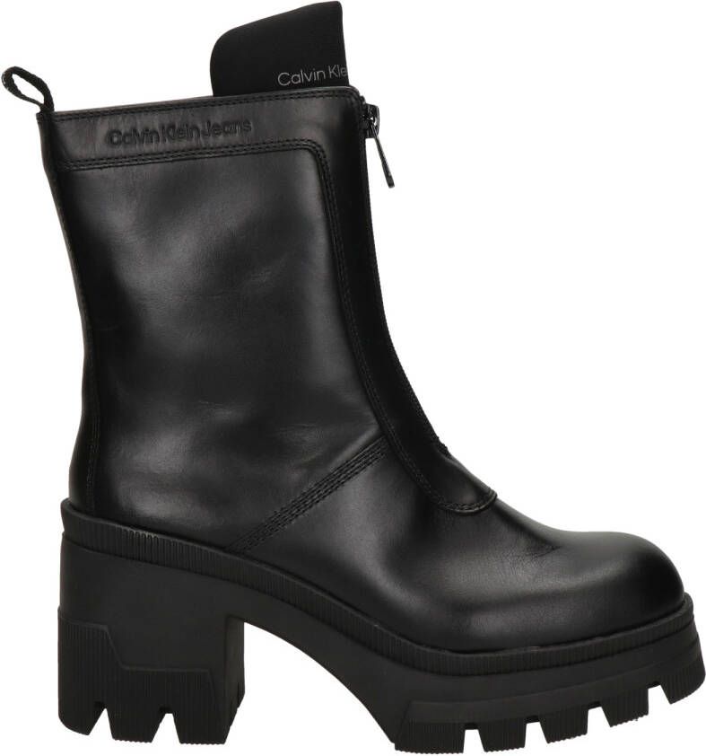 Calvin Klein Chunky Heeled Zip rits- & gesloten boots