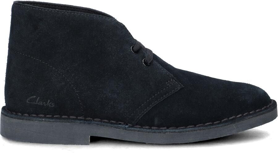Clarks Desert Bt Evo. Dames Veterschoenen Suede Zwart