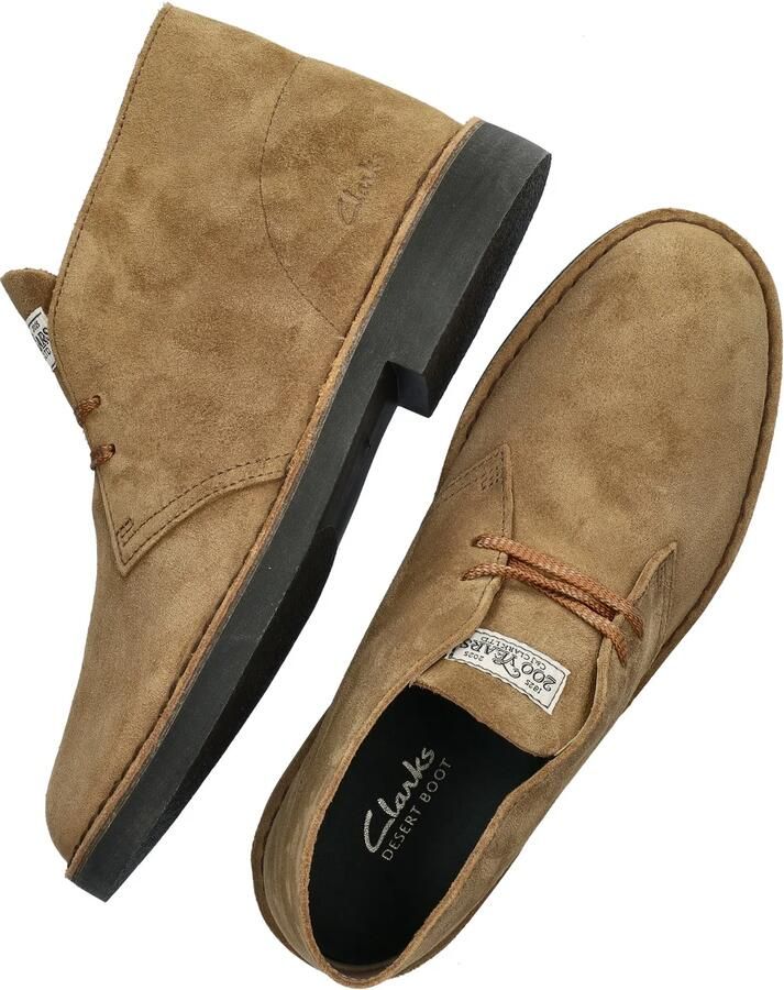 Clarks Donkerzandkleurige Suède Desert Boot - Foto 4