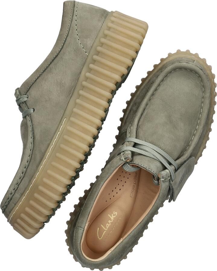 Clarks Shoes Torhill Bee Schoenen Groen Vrouw - Foto 3